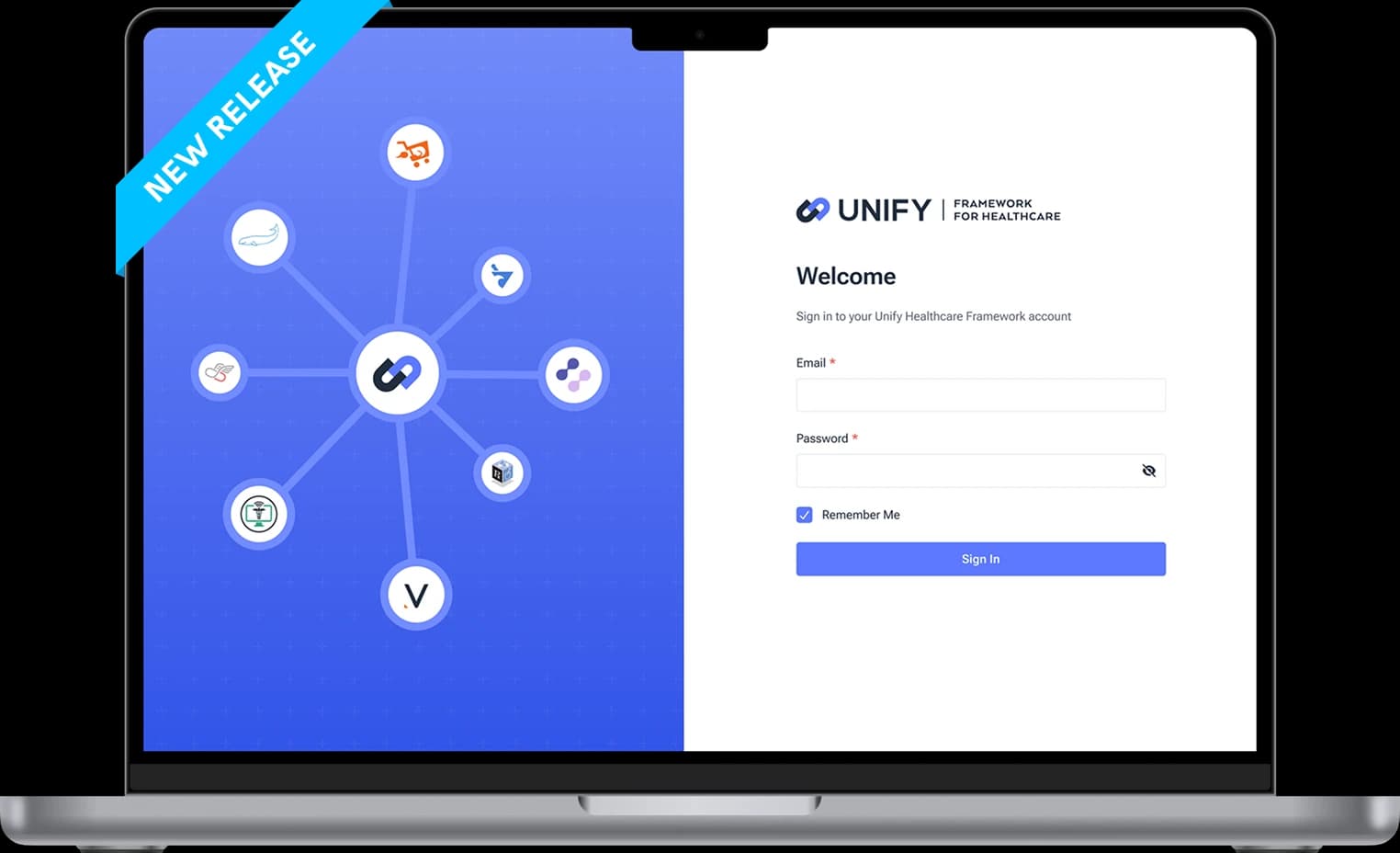 Unify Telehealth Framework dashboard preview