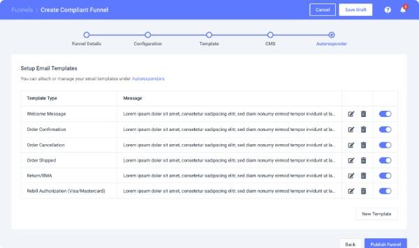 Setup customer emails and deploy